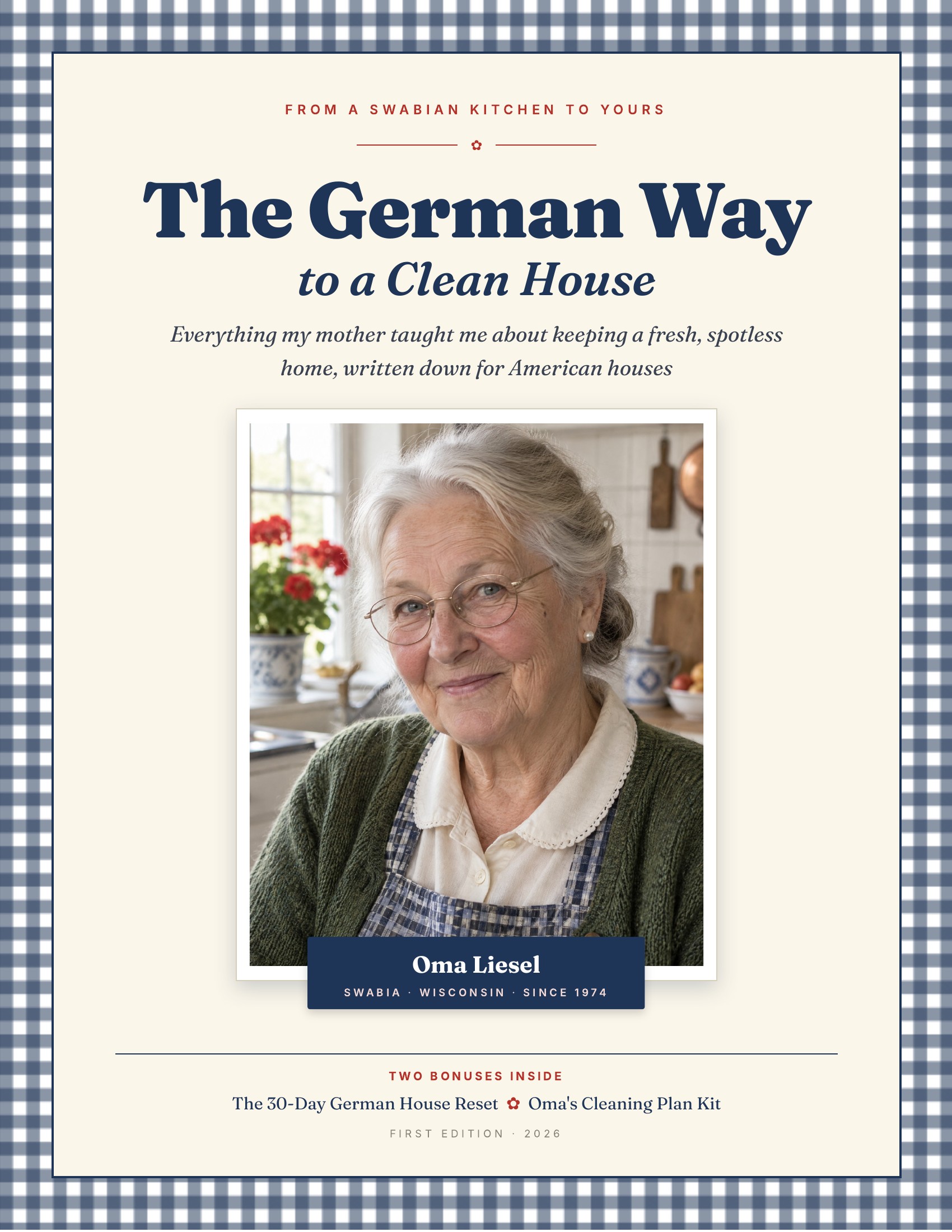 Cover of The German Way to a Clean House by Oma Liesel