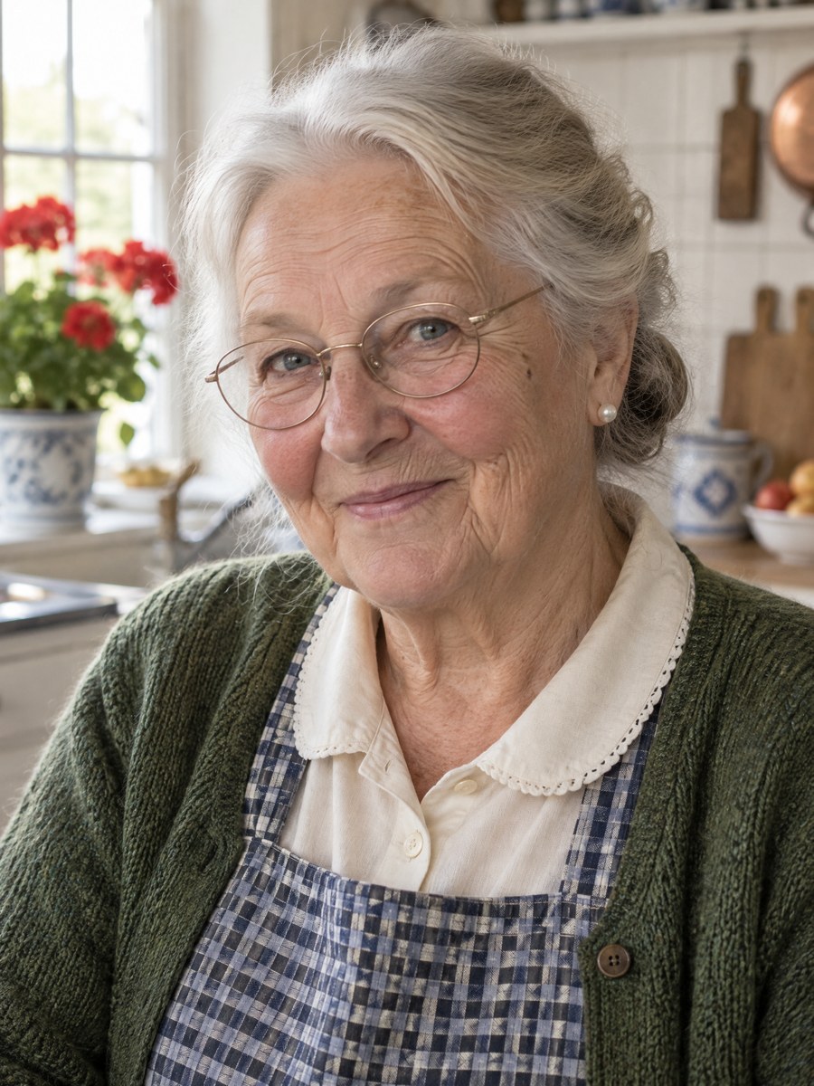 Portrait of Oma Liesel in her home